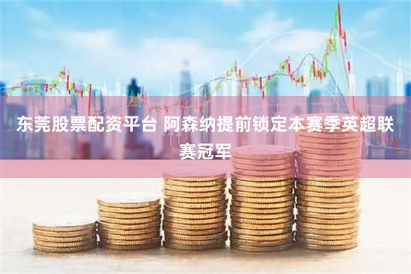 东莞股票配资平台 阿森纳提前锁定本赛季英超联赛冠军